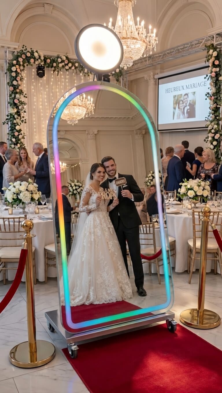 photobooth miroir mariage valais vaud suisse romande