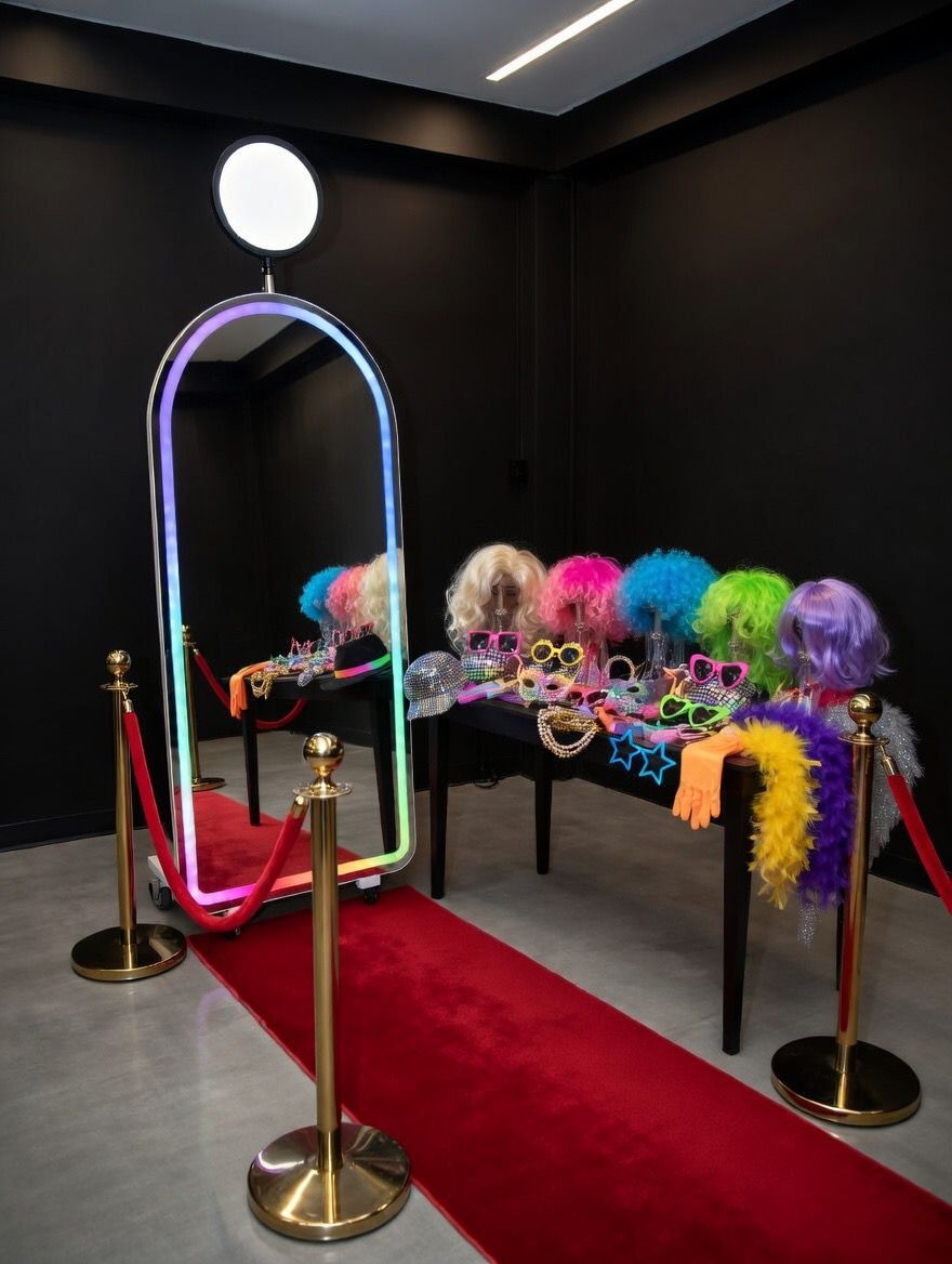 photobooth miroir installationévénement mariage suisse romande